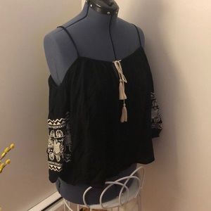 Off the shoulder blouse